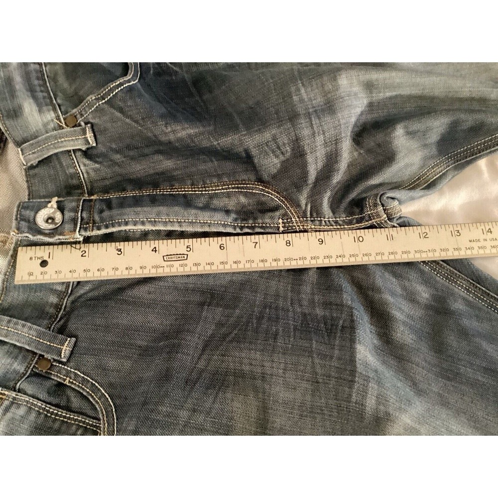 Levi's 514 Slim Straight Fit Stretch Jeans Mens 36x30 Medium Wash - Picture 4 of 7